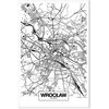 Artgeist Paveikslas - City Plan: Wroclaw (1 Part) Vertical