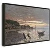 Artgeist Paveikslas - Claude Monet – Hauling a Boat Ashore, Honfleur