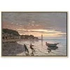 Artgeist Paveikslas - Claude Monet – Hauling a Boat Ashore, Honfleur