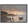 Artgeist Paveikslas - Claude Monet – Hauling a Boat Ashore, Honfleur