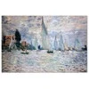 Artgeist Paveikslas - Claude Monet - Sailboats, Regatta in Argenteuil