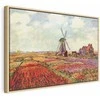 Paveikslas - Claude Monet – Tulip Fields with Windmill