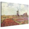 Paveikslas - Claude Monet – Tulip Fields with Windmill