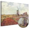 Paveikslas - Claude Monet – Tulip Fields with Windmill
