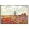 Paveikslas - Claude Monet – Tulip Fields with Windmill