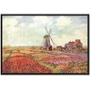 Paveikslas - Claude Monet – Tulip Fields with Windmill