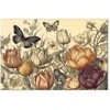 Artgeist Paveikslas - Colourful tulips on a cream background
