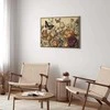 Artgeist Paveikslas - Colourful tulips on a cream background