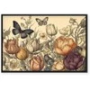 Artgeist Paveikslas - Colourful tulips on a cream background