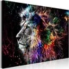 Artgeist Paveikslas - Crazy Lion (1 Part) Wide