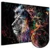 Artgeist Paveikslas - Crazy Lion (1 Part) Wide