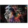 Artgeist Paveikslas - Crazy Lion (1 Part) Wide