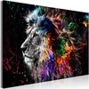 Artgeist Paveikslas - Crazy Lion (1 Part) Wide