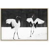 Artgeist Paveikslas - Dancing Cranes (1 Part) Wide