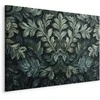 Artgeist Paveikslas - Dark Žalias Victorian Leaves: Botanical Carved Composition