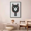 Artgeist Paveikslas - Decorative Alpaca (1 Part) Vertical