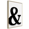 Artgeist Paveikslas - Decorative Letter (1 Part) Vertical