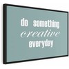 Artgeist Paveikslas - Do Something Creative Everyday (1 Part) Wide