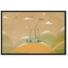 Artgeist Paveikslas - Dreamy Traveler - A Cheerful Giraffe Driving a Car on a Sunny Day