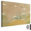 Artgeist Paveikslas - Dreamy Traveler - A Cheerful Giraffe Driving a Car on a Sunny Day