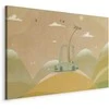Artgeist Paveikslas - Dreamy Traveler - A Cheerful Giraffe Driving a Car on a Sunny Day