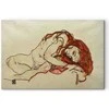 Artgeist Paveikslas - Egon Schiele – Crouched Girl With Bowed Head