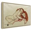 Artgeist Paveikslas - Egon Schiele – Crouched Girl With Bowed Head
