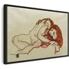 Artgeist Paveikslas - Egon Schiele – Crouched Girl With Bowed Head