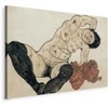 Artgeist Paveikslas - Egon Schiele – Liegender Akt mit gelbem Handtuch