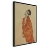 Artgeist Paveikslas - Egon Schiele – Self-Portrait (Man in Oranžinis Jacket)