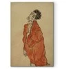 Artgeist Paveikslas - Egon Schiele – Self-Portrait (Man in Oranžinis Jacket)