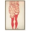 Artgeist Paveikslas - Egon Schiele – Standing Woman in Raudona