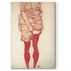Artgeist Paveikslas - Egon Schiele – Standing Woman in Raudona