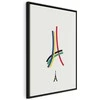 Artgeist Paveikslas - Eiffel Tower - Colorful Graphics - Abstraction