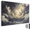 Artgeist Paveikslas - Epic Light Play: The Sun Battling for Dominance Over the Clouds