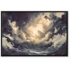 Artgeist Paveikslas - Epic Light Play: The Sun Battling for Dominance Over the Clouds