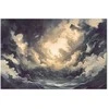 Artgeist Paveikslas - Epic Light Play: The Sun Battling for Dominance Over the Clouds