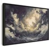Artgeist Paveikslas - Epic Light Play: The Sun Battling for Dominance Over the Clouds