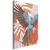 Artgeist Paveikslas - Exotic Wings - Parrot Among Abstract Leaf Patterns