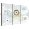 Artgeist Paveikslas - Fairy-Tale Zoo (3 Parts)