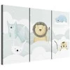 Artgeist Paveikslas - Fairy-Tale Zoo (3 Parts)