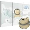 Artgeist Paveikslas - Fairy-Tale Zoo (3 Parts)