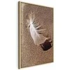 Artgeist Paveikslas - Feather on the Sand (1 Part) Vertical