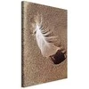 Artgeist Paveikslas - Feather on the Sand (1 Part) Vertical