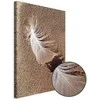 Artgeist Paveikslas - Feather on the Sand (1 Part) Vertical