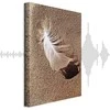 Artgeist Paveikslas - Feather on the Sand (1 Part) Vertical