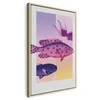 Artgeist Paveikslas - Fish in Pastels - Stylized Fish Against Gradient Shapes