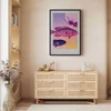 Artgeist Paveikslas - Fish in Pastels - Stylized Fish Against Gradient Shapes