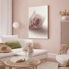 Artgeist Paveikslas - Floral Glamour Glow (1-part) - Delicate and Pastel Rožinė Rose