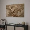 Artgeist Paveikslas - Floral Ornaments Carved in Delicate Sepia and Brown Shades